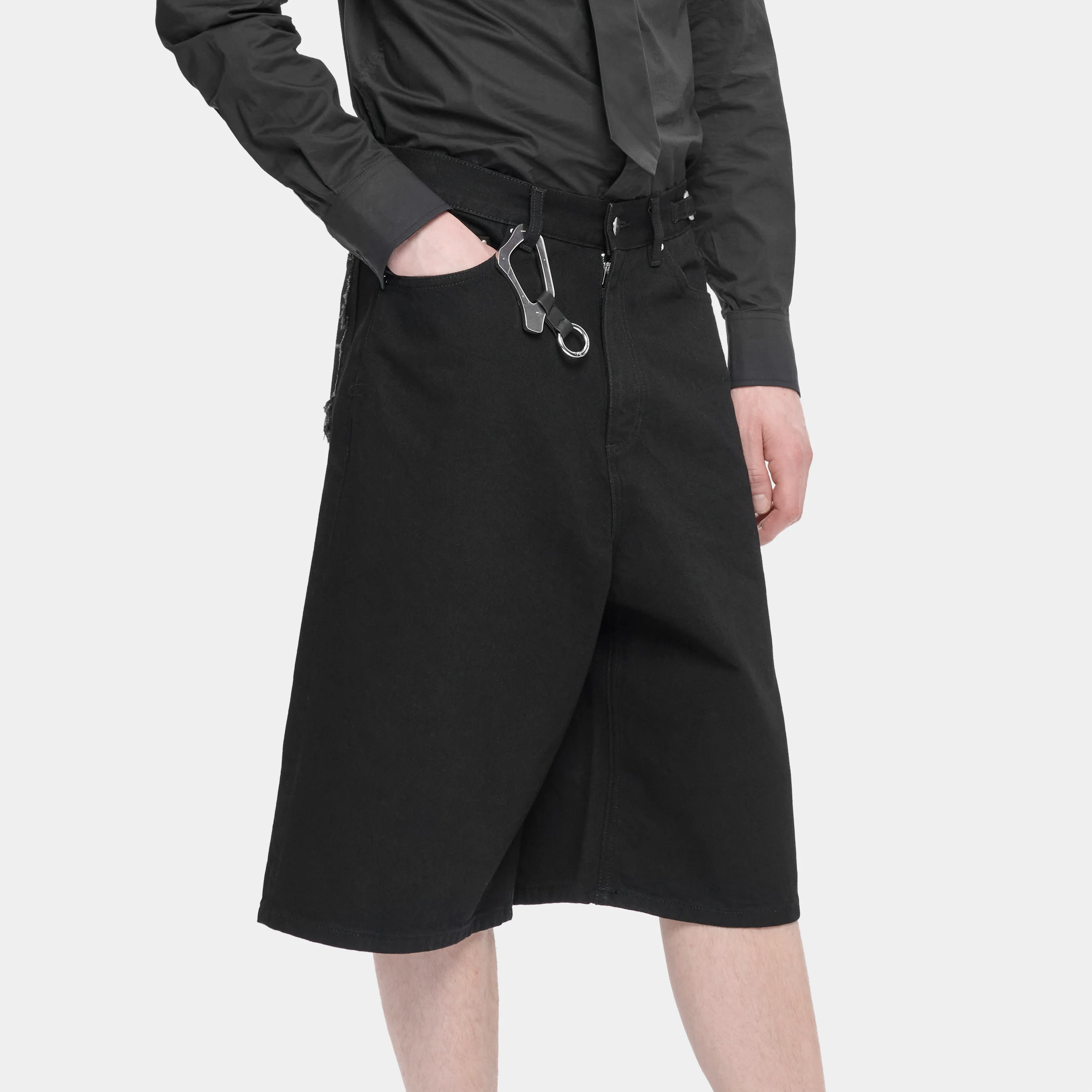 FENCE DENIM SHORTS - Image 5