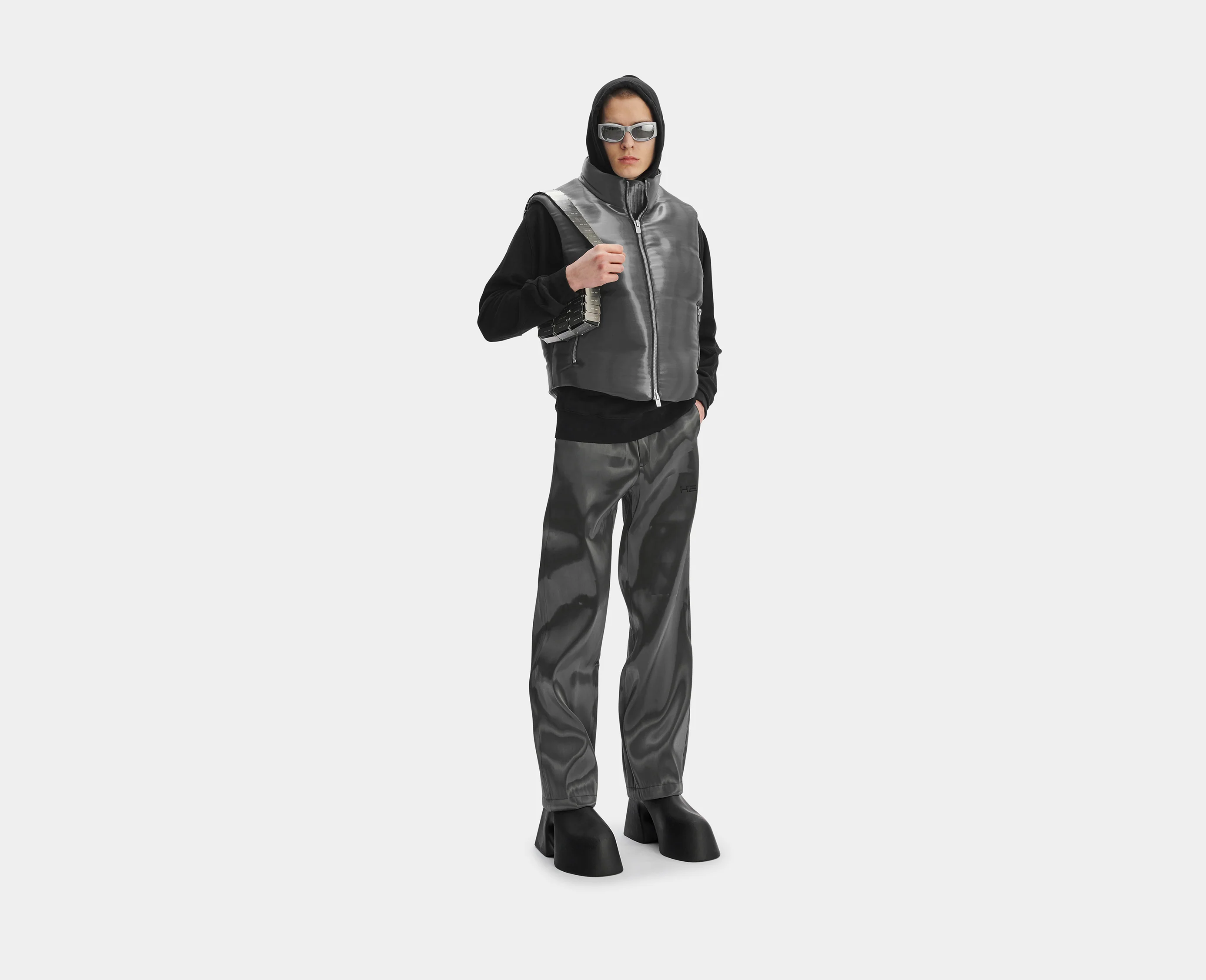 LIQUID METAL TROUSERS - Image 3